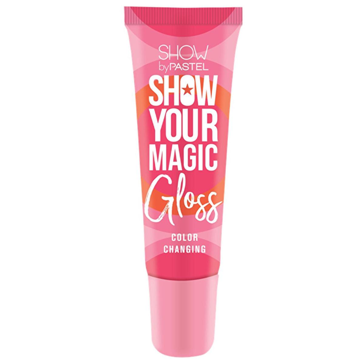 Show By Pastel Show Your Magic pH Lip Gloss - Vegan, Cruelty-Free, Non-Sticky, Natural Pink Color & Hydrating Shine