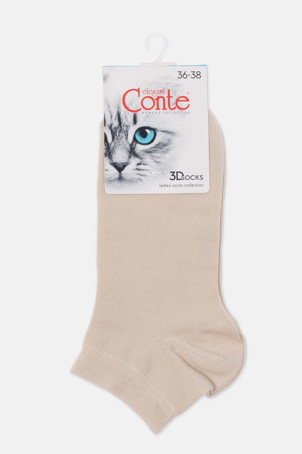 TheRanok.com Conte Cotton Women's Ankle 3Dsocks — size reference