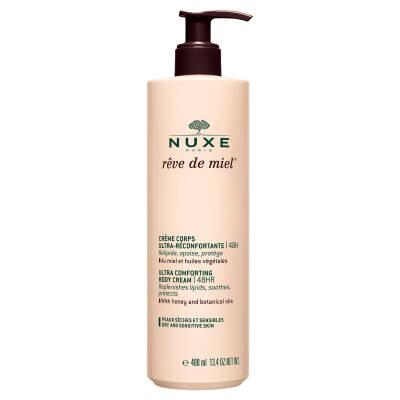 Nuxe Reve de Miel Ultra Comforting Body Cream - 48Hr Hydration, Natural Ingredients, Soothing Dry Skin