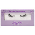 Sheer Band False Eyelashes: Natural Glam, Faux Mink, Reusable, Vegan & Cruelty-Free - Invisible Band for Undetectable Length & Volume