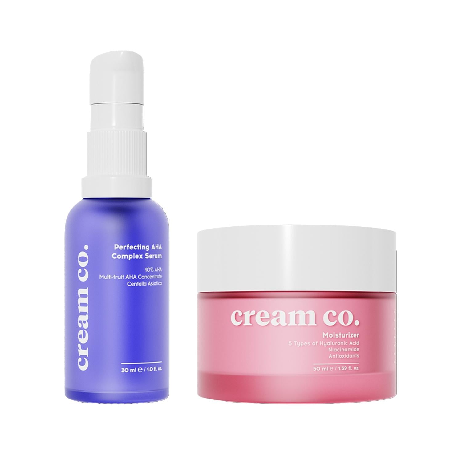 Cream Co. Moisturizing Cream Set - Hydrating Skincare Duo for Smooth Skin