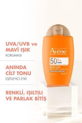 Avene Ultra Fluide Perfector SPF50+ Tinted Sunscreen for Sensitive Skin | Color Correcting & High UVA/UVB Protection