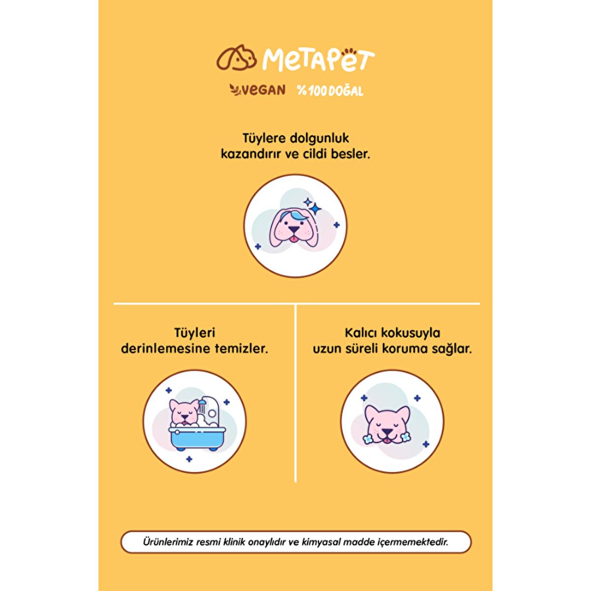 Metapet Natural Dog Shampoo for Sensitive Skin & Puppies - 8.45 fl oz, Organic, Chemical-Free, Clinically Approved