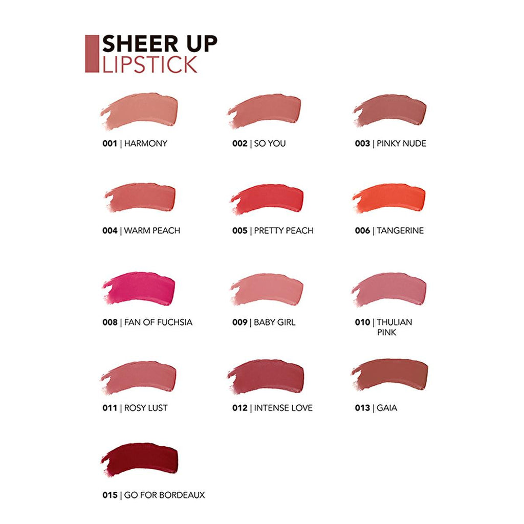 Flormar Sheer Up Moisturizing Lipstick - 022 Daring Whisper - Natural, Glossy, Lightweight Coverage for Hydrated Lips