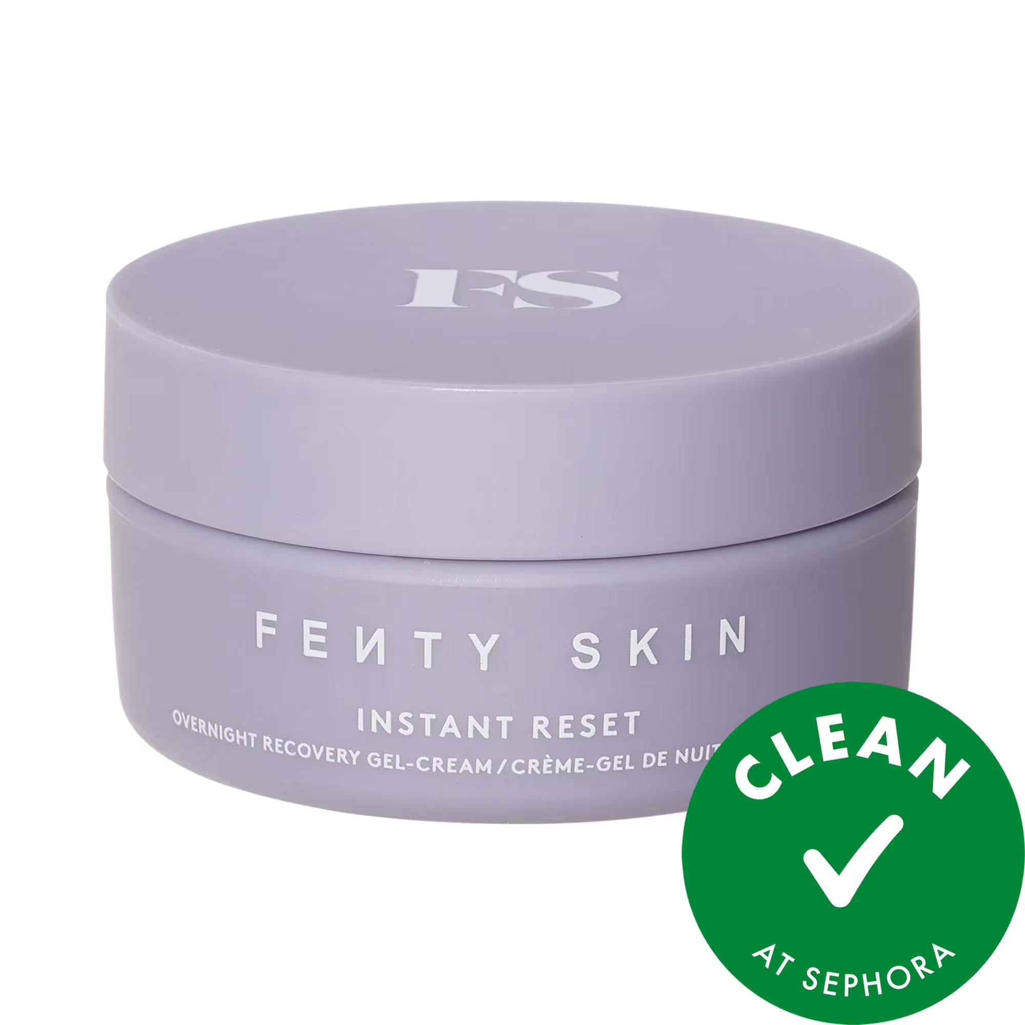 Mini Instant Reset: Niacinamide Kalahari Melon Oil Overnight Gel-Cream - Brightening, Anti-Aging, Pore Reducing, Hydrating Face Moisturizer