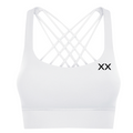 BLACKOUT BARBELL Ryla Bra (White) — main product shot