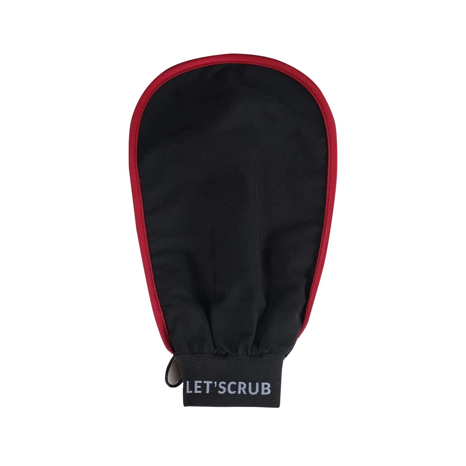 Let'scrub Elastic Black Bath Pouch Bag - Comfortable & Convenient Bathing Accessory for Personal Care