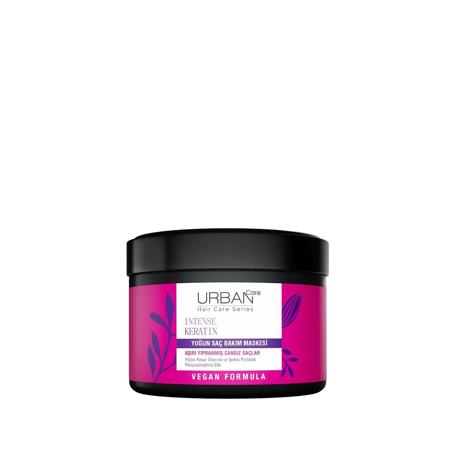 URBAN Care Intense Keratin Hair Care Mask for Damaged Hair - 7.78 fl oz, Intensive Repair & Nourishment