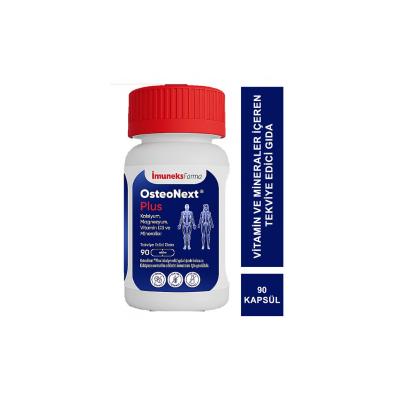 İmuneks Farma OsteoNext Plus 90 Tablets - Bone Health Dietary Supplement for Adults, Lactose, Gluten, and Sugar-Free