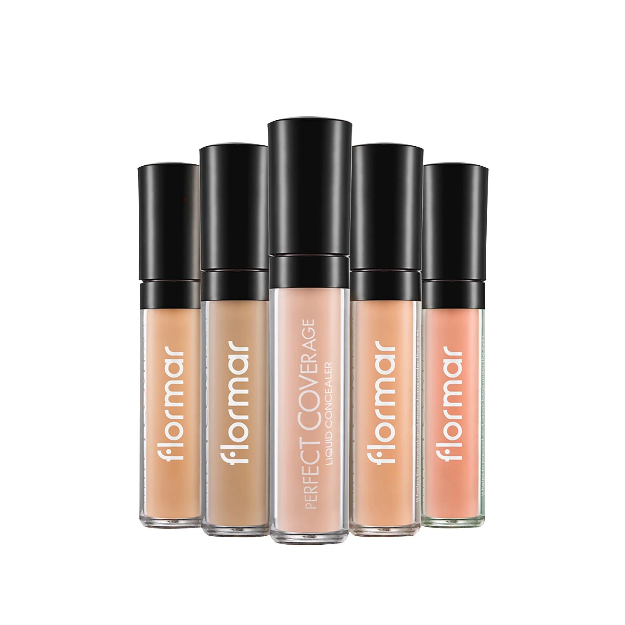 Flormar Liquid Concealer & Foundation - Perfect Coverage, Lightweight, Semi-Matte Finish