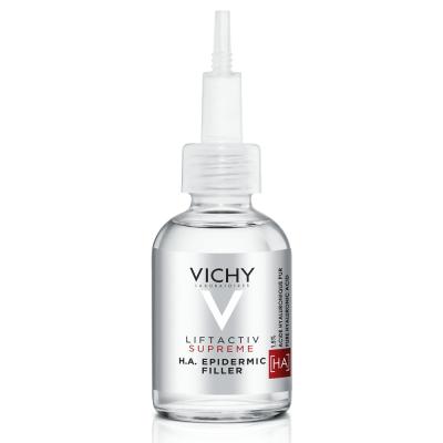 Vichy LiftActiv Supreme H.A. Epidermic Filler: Advanced Anti-Wrinkle Face & Eye Serum - Deeply Hydrating, Reduces Fine Lines, Hypoallergenic, 1.01 fl oz