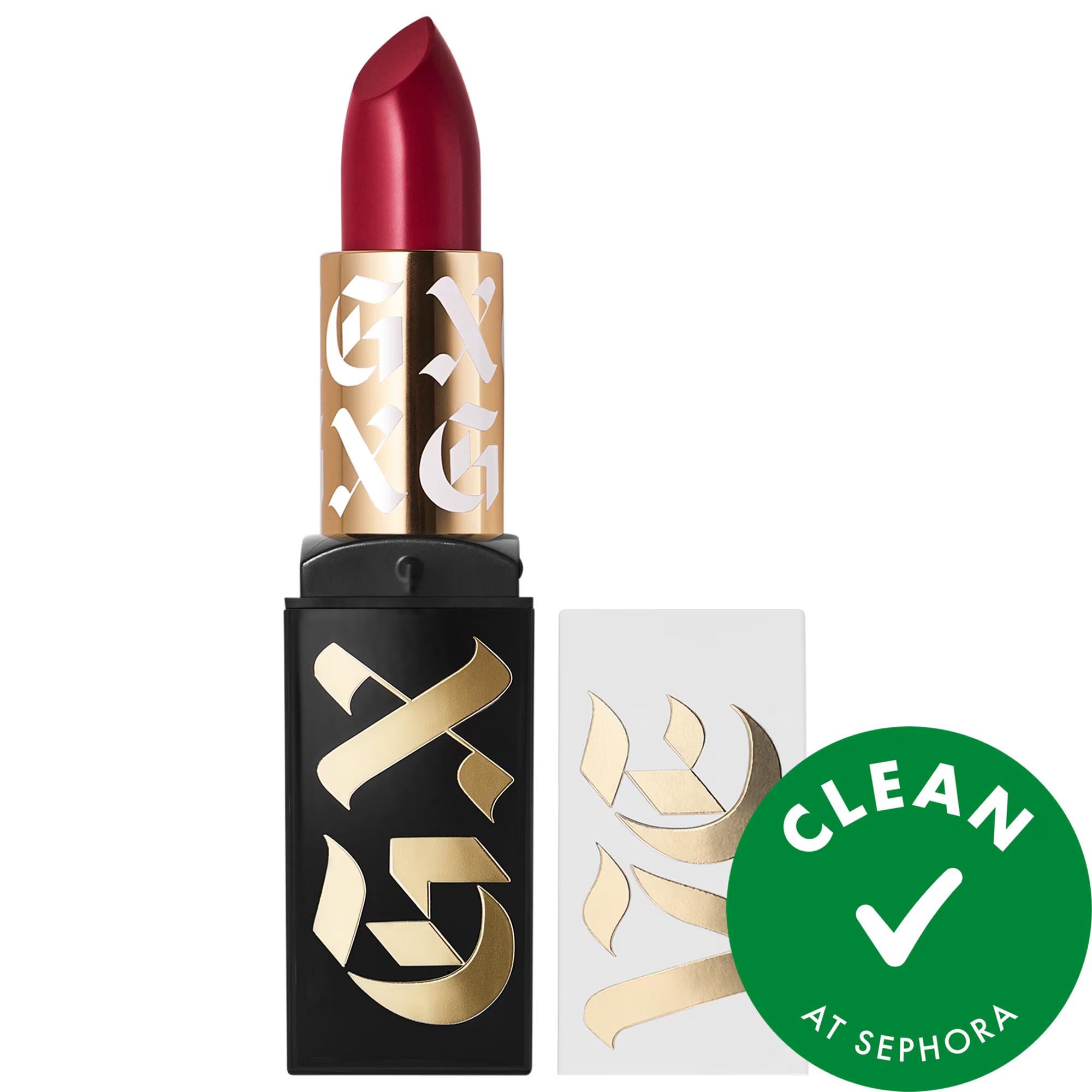 Anaheim Shine: High-Pigment Satin Lipstick - Vegan, Cruelty-Free, Long-Wearing, Smooth Finish, Clean Beauty