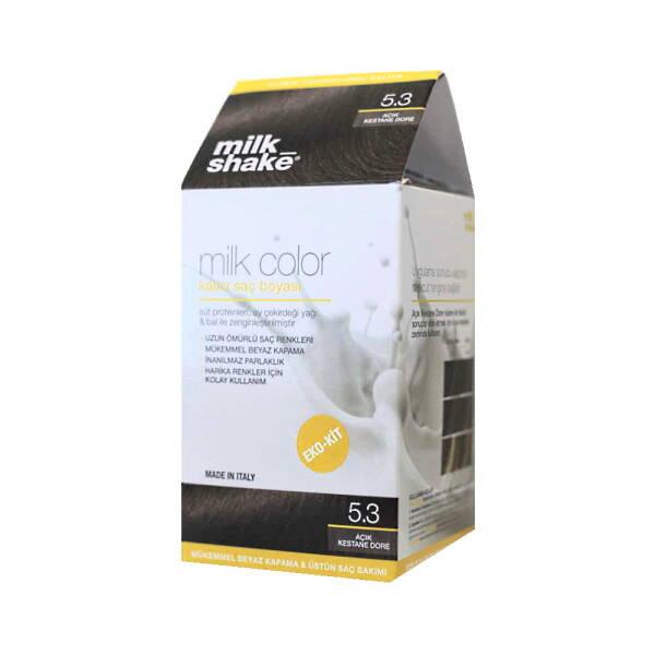 Milk Shake Milk Shake Hair Dye - Açık Kestane Dore, Long-Lasting & Nourishing Hair Color