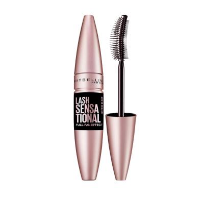 Maybelline: Lash Sensational Mascara & Super Stay Vinyl Ink Lipstick Set - Intense Black Lashes, Long-Lasting Red Lipstick, Makeup Gift Set