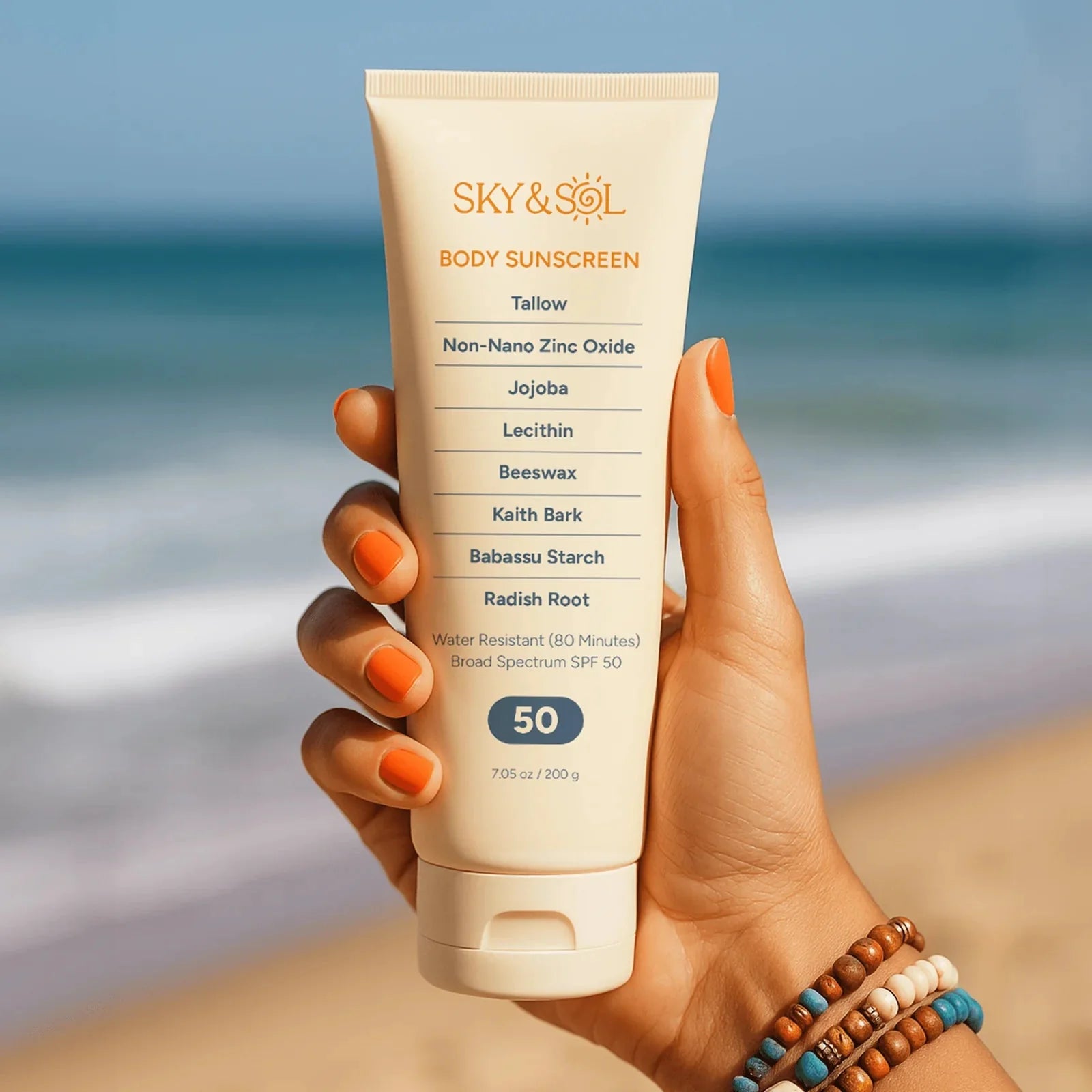 Sky and Sol XL Body Sunscreen SPF 50 (7.05 oz) — 7.05 oz tube product shot