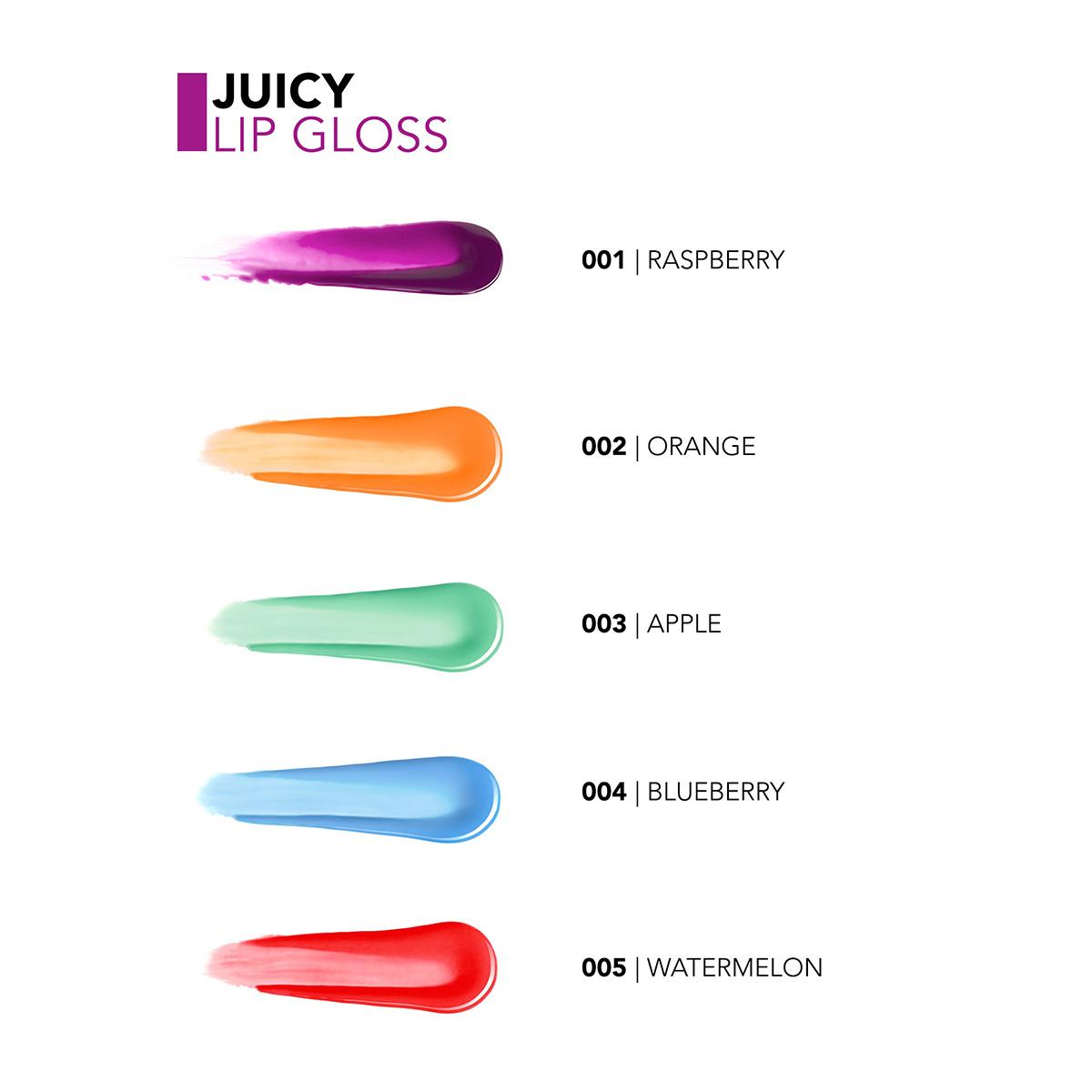 Flormar Juicy Lip Gloss - Moisturizing, Natural Color, Fruit Flavored - Lip Care for Dry Lips