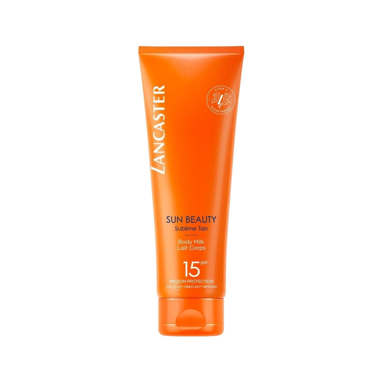 Lancaster Sun Beauty Body Milk Spf15 - Moisturizing Sunscreen Lotion with SPF 15 Sun Protection