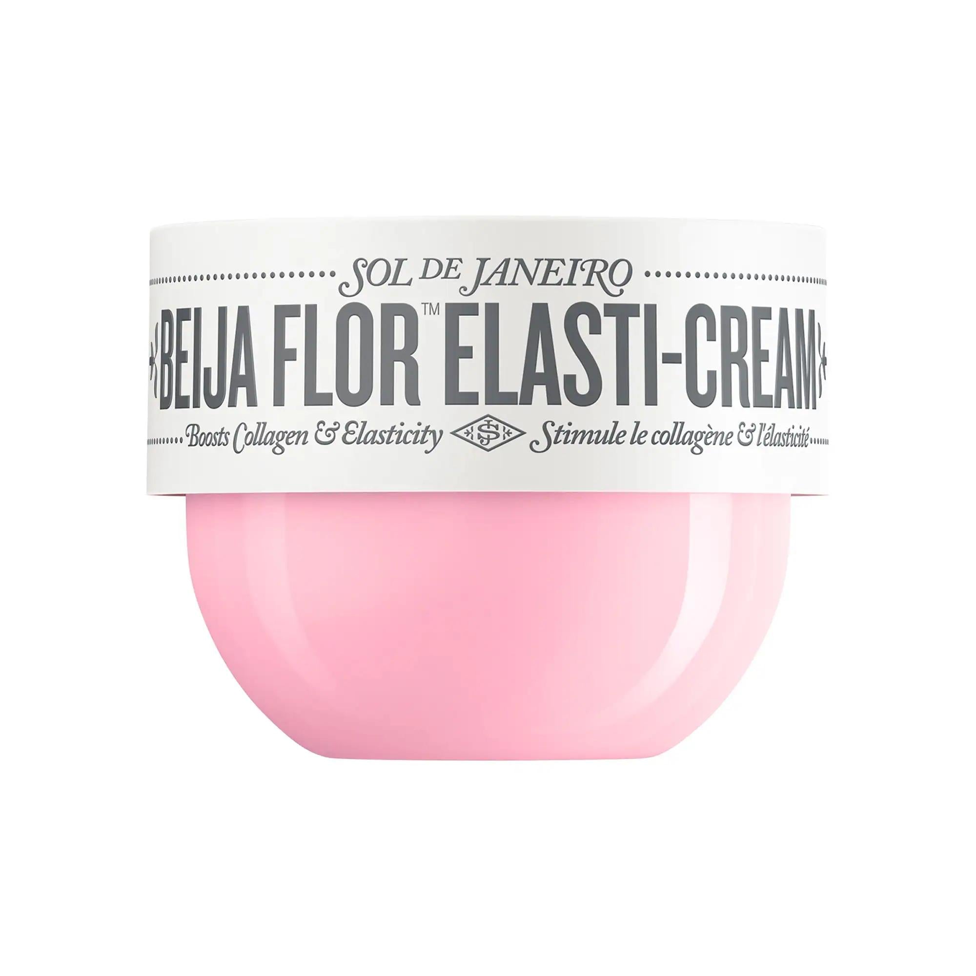 Sol de Janeiro Mini Beija Florª Vegan Collagen Body Cream: Plumping Bio-Retinol & Squalane for Hydrated, Elastic, Anti-Aging Skin with Brazilian Jasmine Scent