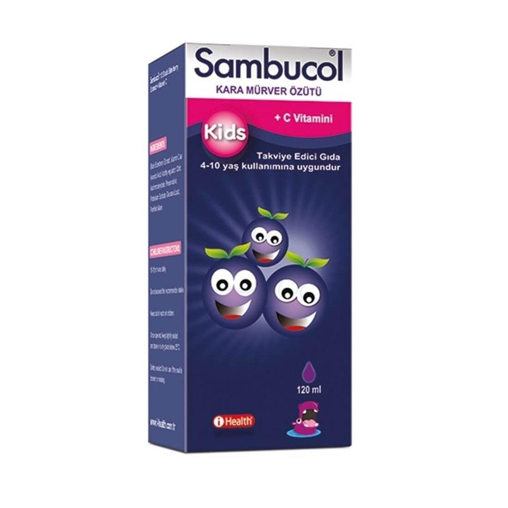 Sambucol Kids Elderberry Syrup - Supports Immune System Health for Children - 4.06 fl oz (120 ml)