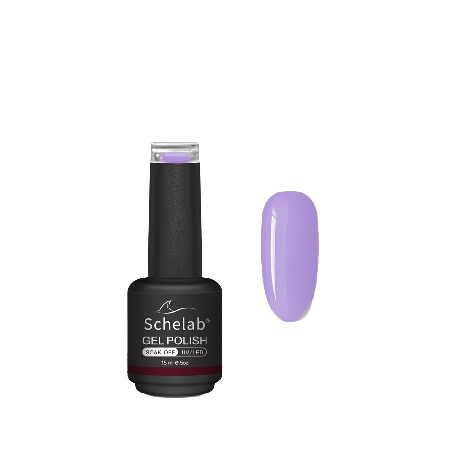 Schelab One Step Gel Nail Polish - Long Lasting Candy Color, 15ml - Simplifies Application
