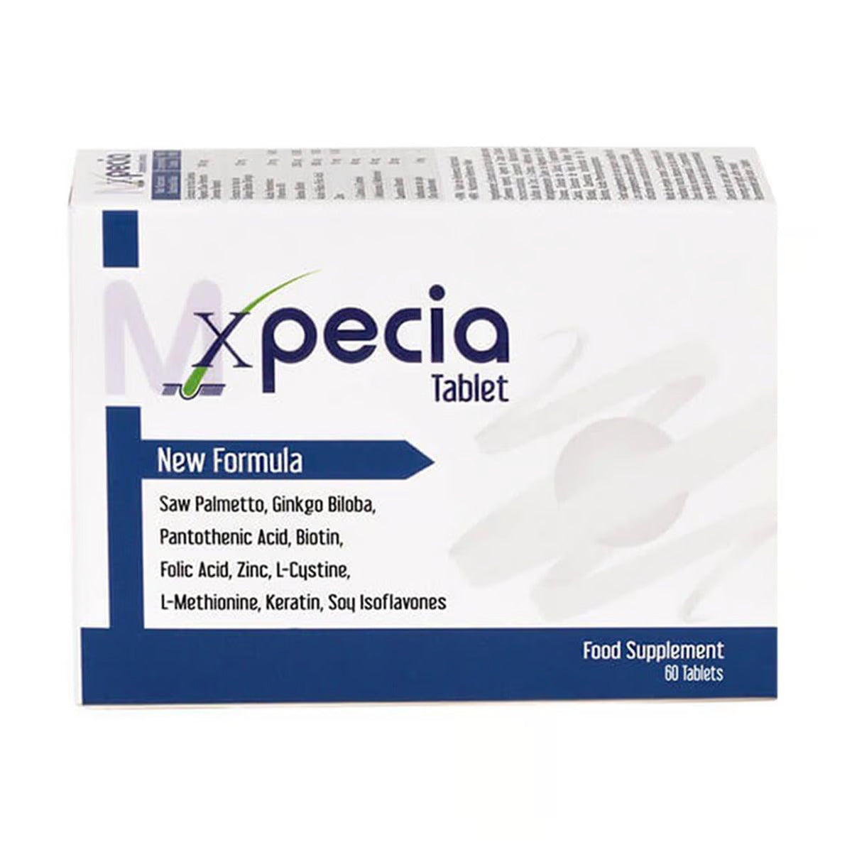 Xpecia For Men 60 Tablets - Hair Health Supplement | Men's Health