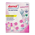 Domol Toilet Cleaning Block - 4x Powerful Formula for Fresh & Clean Toilet Bowl, Limescale Prevention & Bathroom Hygiene