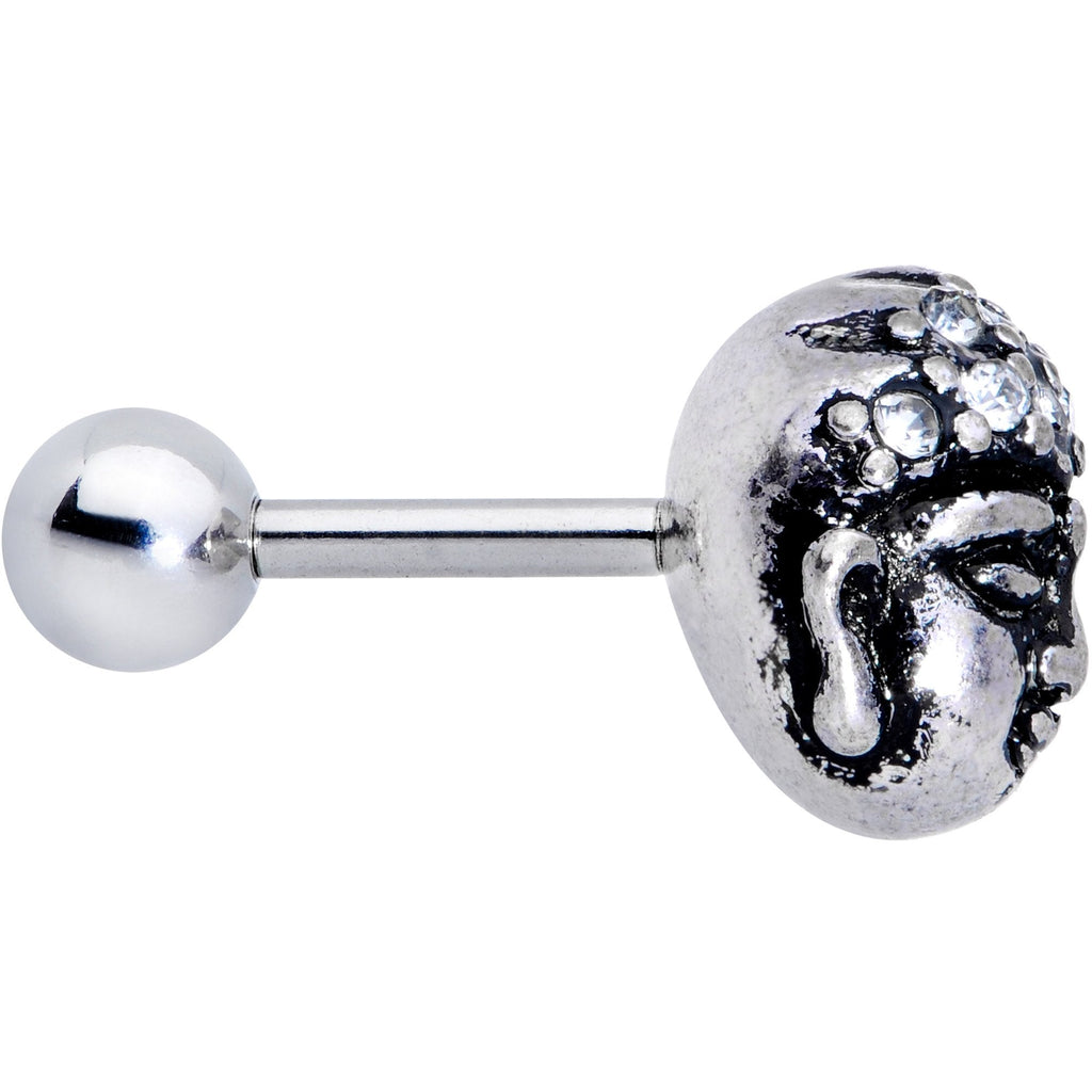 BodyCandy Clear Gem Expanding Buddha Brain Cartilage Tragus Stud — lifestyle context