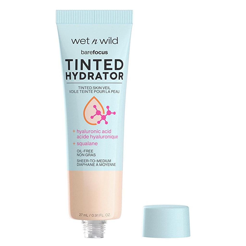 wet n wild Bare Focus Tinted Hydrator: Light-Medium Coverage, Hydrating, Natural Dewy Finish - Vegan & Long-Lasting