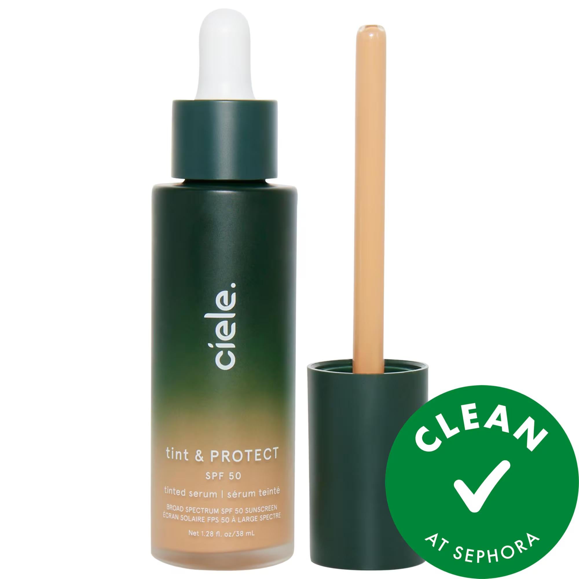 tint & PROTECT - Vegan Tinted Serum Foundation with SPF 50+ - Medium Coverage, Cruelty-Free & Gluten-Free Makeup