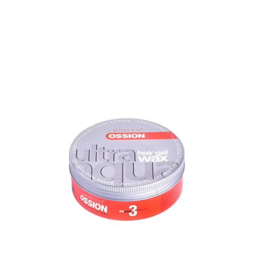Morfose Ossion Ultra Aqua Gel Wax Red No:3 - 150ml Hair Styling Wax for Texture & Hold by Beauty Care Bag