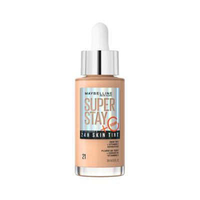 Maybelline Super Stay Skin Tint Foundation: Lightweight Vitamin C Formula for Radiant, All-Day Coverage - Brightening Skin Tint Foundation