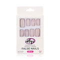 Eklips Artificial Nails, Press-on Nails for Salon-Quality Look at Home - Easy Application, Customizable Length & Shape