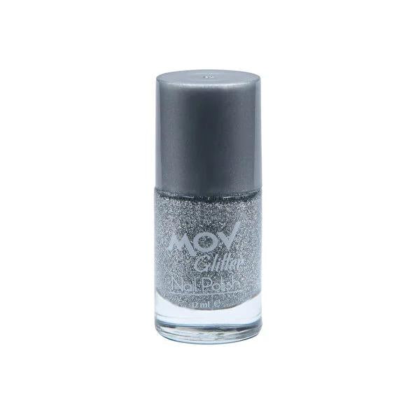 Mov Glitter Nail Polish - Shiny, Customizable Nail Art Polish for Unique Designs