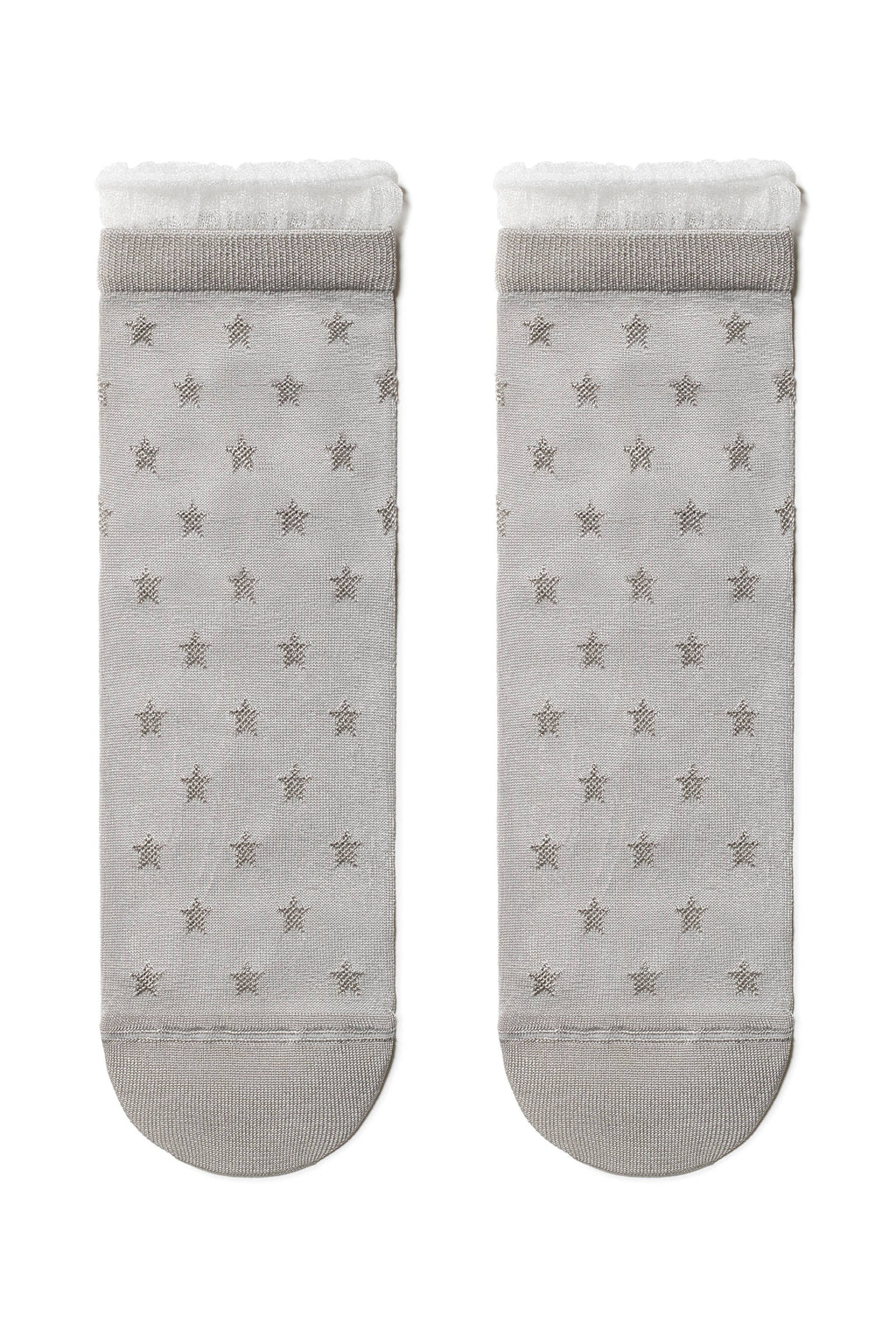 TheRanok.com Conte Socks Classic - 491 Decorative Transparent Mesh — in-use photo