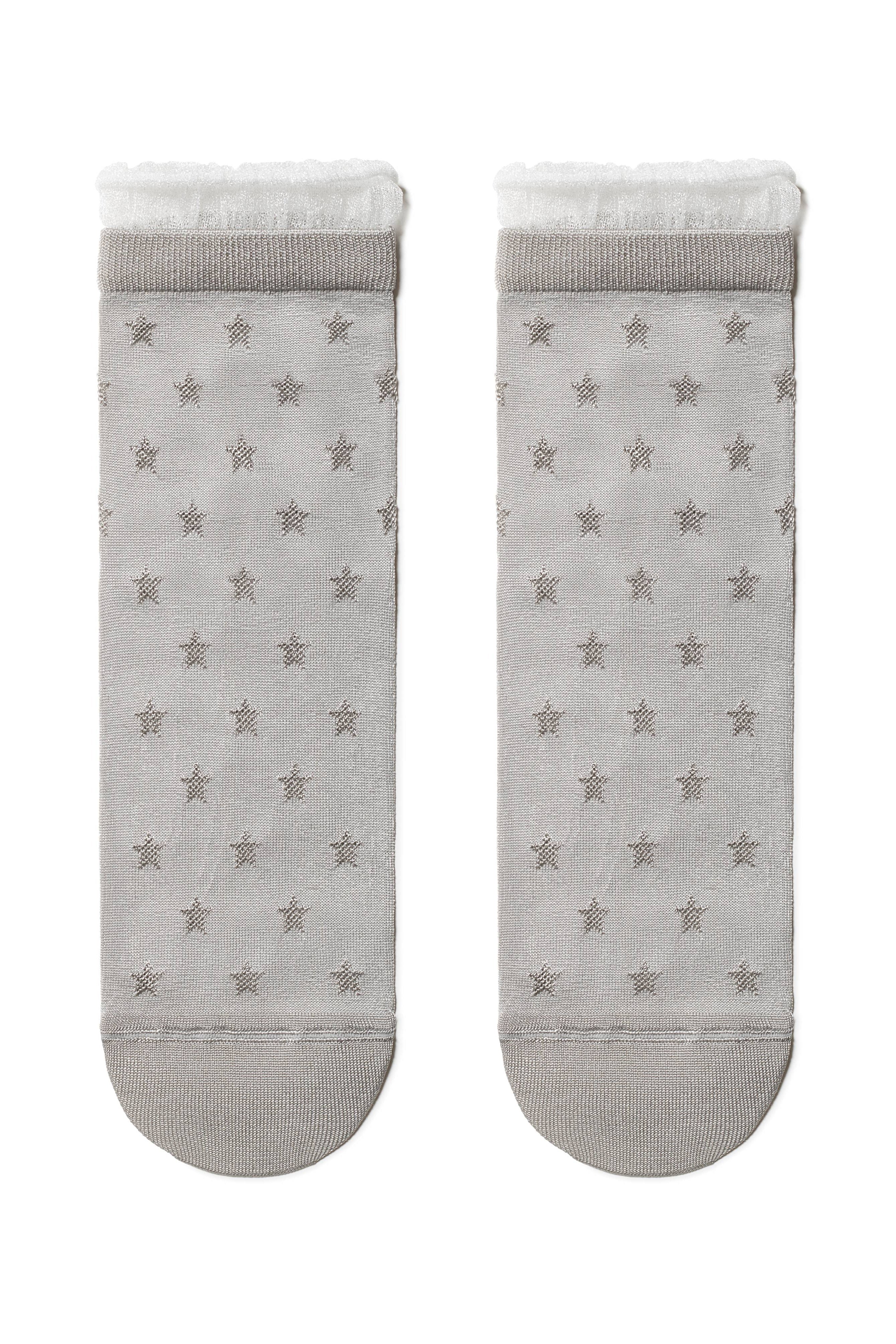 TheRanok.com Conte Socks Classic - 491 Decorative Transparent Mesh — in-use photo