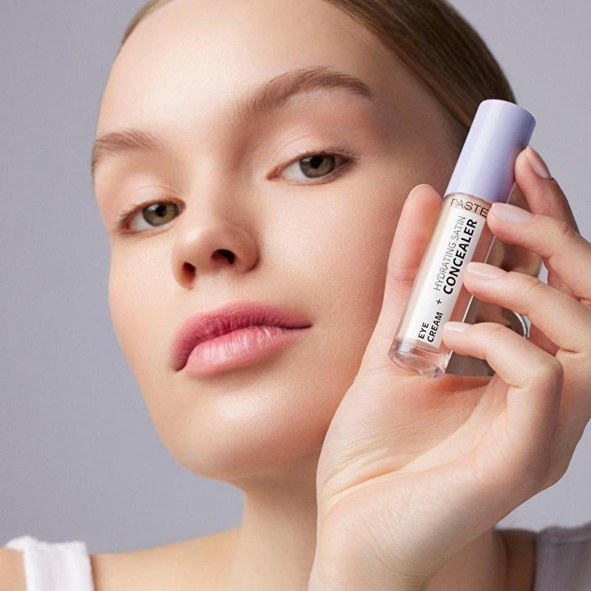 Pastel Makeup Eye Cream Concealer: 2-in-1 Hydrating Satin Concealer & Brightening Eye Cream for Dark Circles - Gšz Kremi Aydõnlatõcõsõ