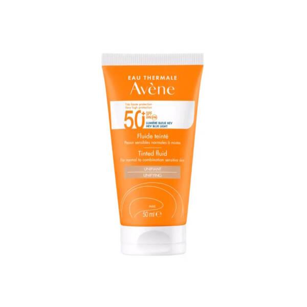 Avene Tinted Fluid SPF50+ Unifying Ultra-Light Tinted Sunscreen Fluid - High SPF Protection & Unifying Coverage