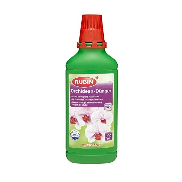 Rubin Orkide Besini: Vibrant Orchid Fertilizer for Blooms & Growth | Essential Nutrients, Trace Elements, Plant Food (16.91 fl oz)