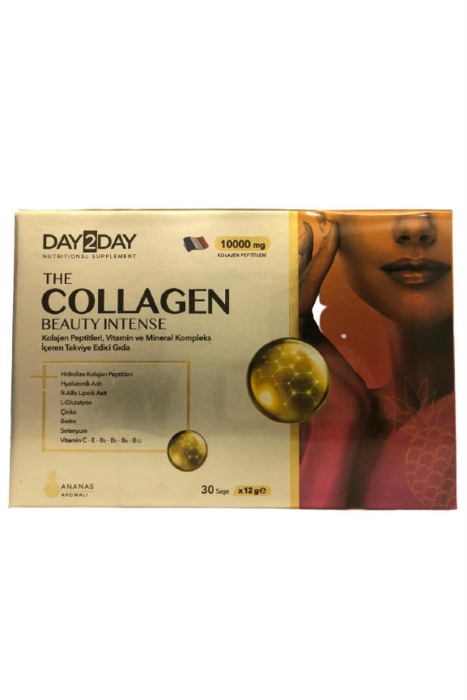Day2Day Collagen Supplement - Age-Defying Beauty Powder with Hyaluronic Acid & Glutathione