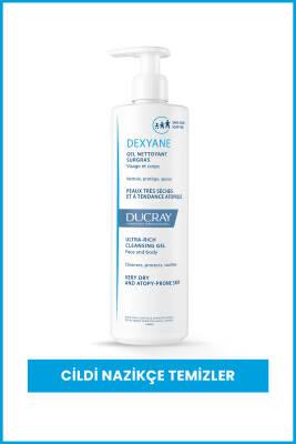 Ducray Dexyane Cleansing Gel: Soothe Irritation & Repair Dry, Atopic Skin (400ml) - Gentle, Hypoallergenic, Fragrance-Free Eczema Relief