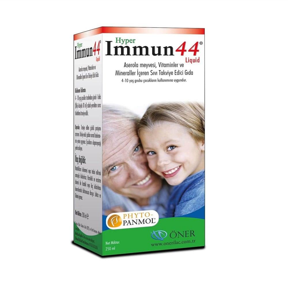 Hyper Immun 44 Liquid Vitamin Supplement - Natural Multivitamin with PHYTO-PANMOL Technology, 150 ML