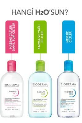 Bioderma Sebium H2O Micellar Water for Oily and Acne-Prone Skin - Gentle Makeup Remover & Cleanser, Dermatologically Tested, 16.91 fl oz