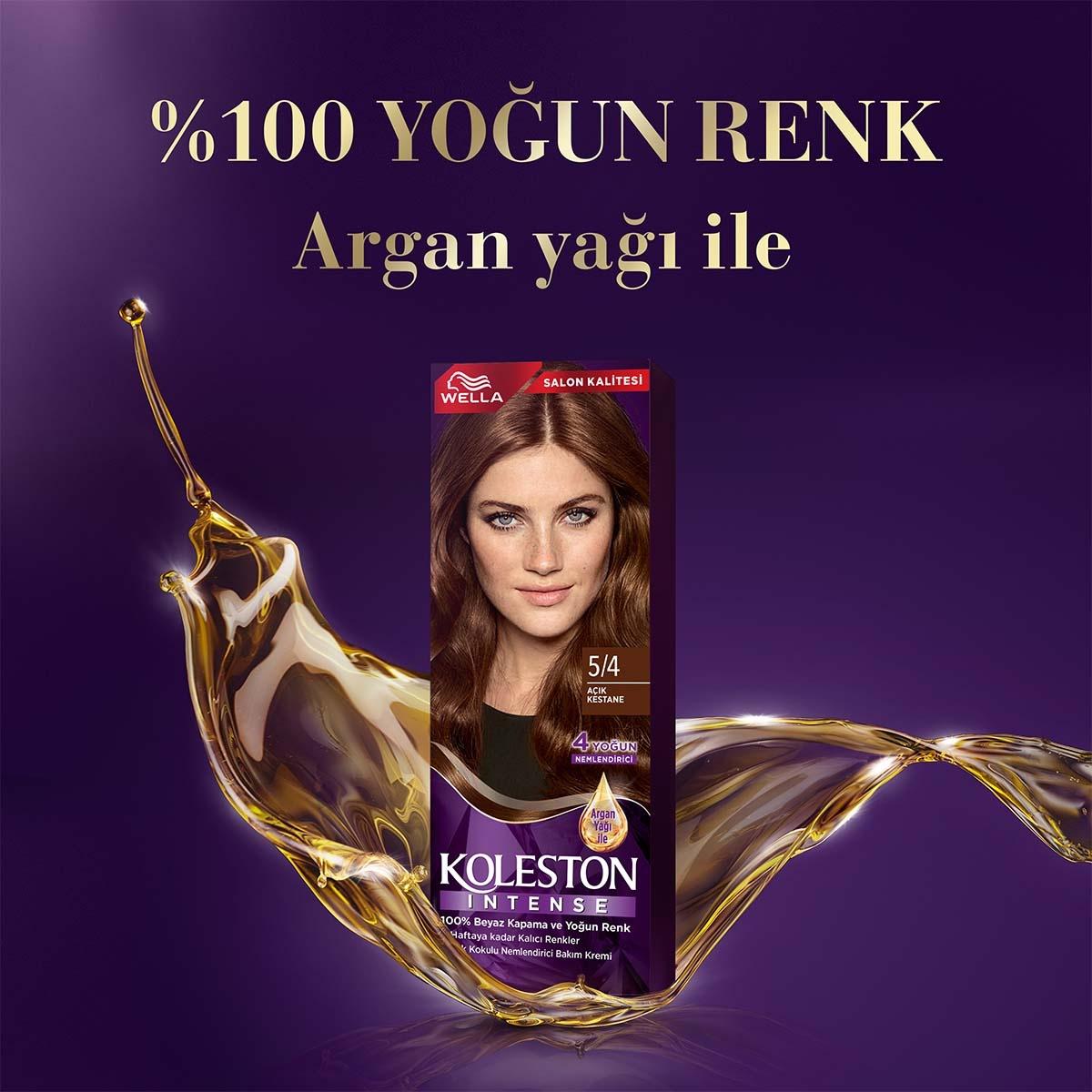 Wella Koleston Intense Hair Dye - Long-Lasting Color with Argan Oil & Moisturizers