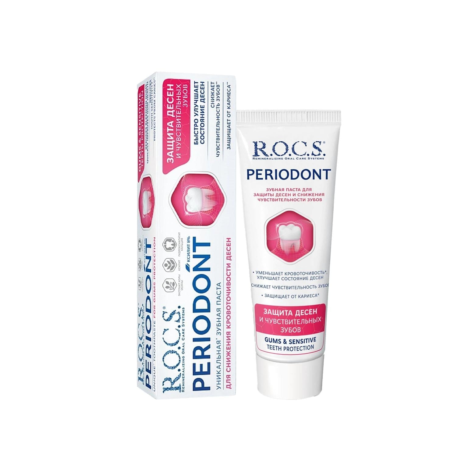 Rocs Periodontal Toothpaste for Gum Health - 75ml, Specialized Oral Care for Periodontal Issues