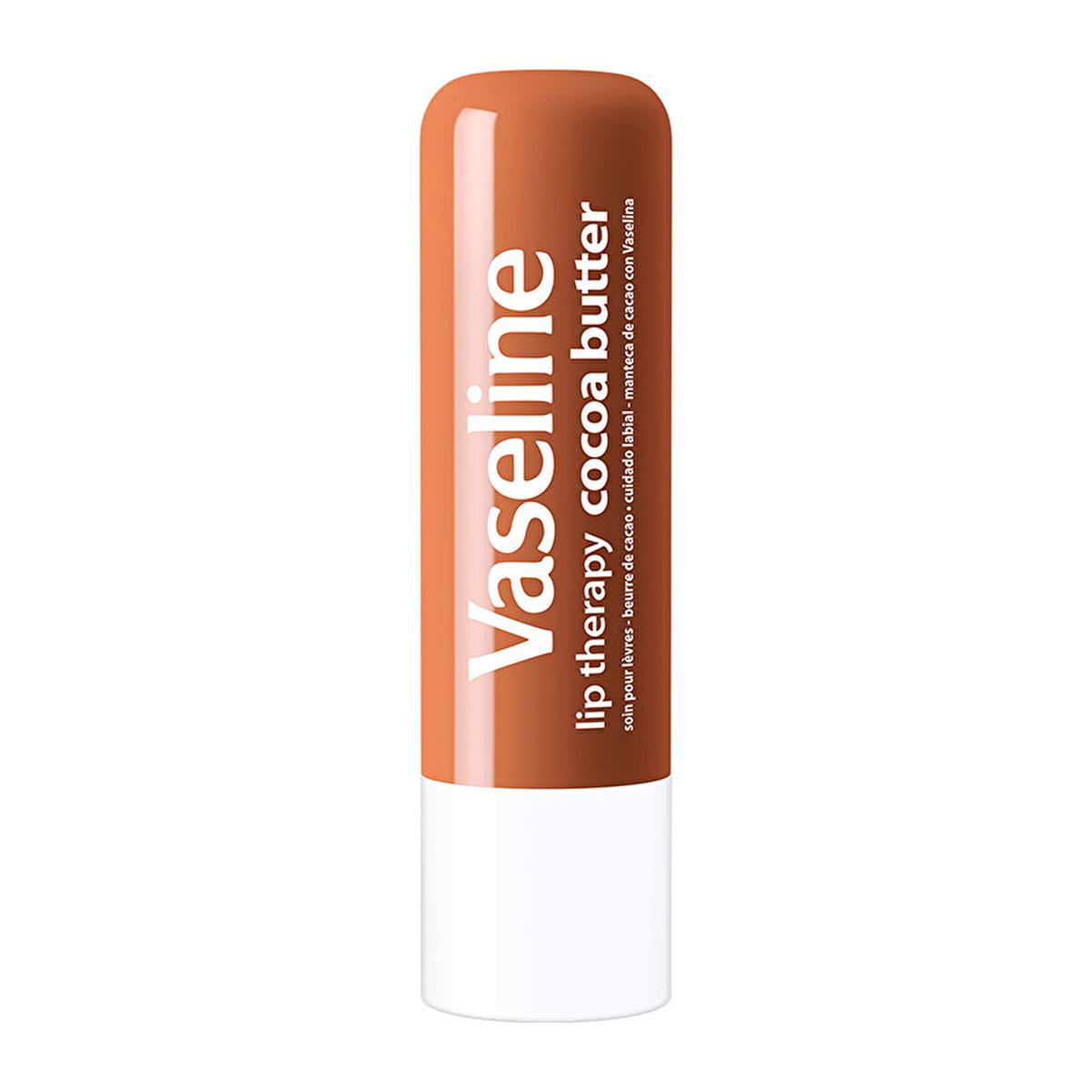Vaseline Vaseline Lip Therapy Cocoa Butter Lip Balm - 48 Hour Moisturization, Non-Greasy, Dry Lip Care