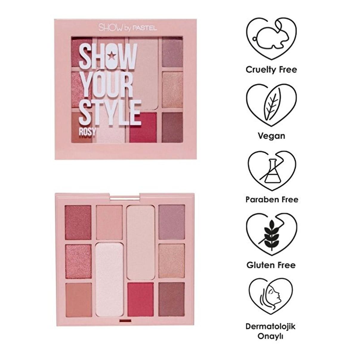 Show By Pastel Show Your Style Eyeshadow Set - 10 Natural Shades, Cruelty-Free & Vegan Makeup