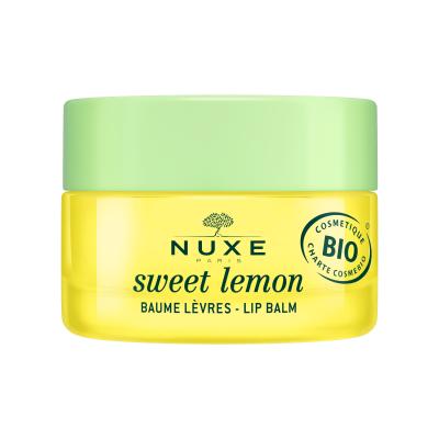 Nuxe Sweet Lemon Lip Balm - Natural Vegan Lip Care for Dry Lips
