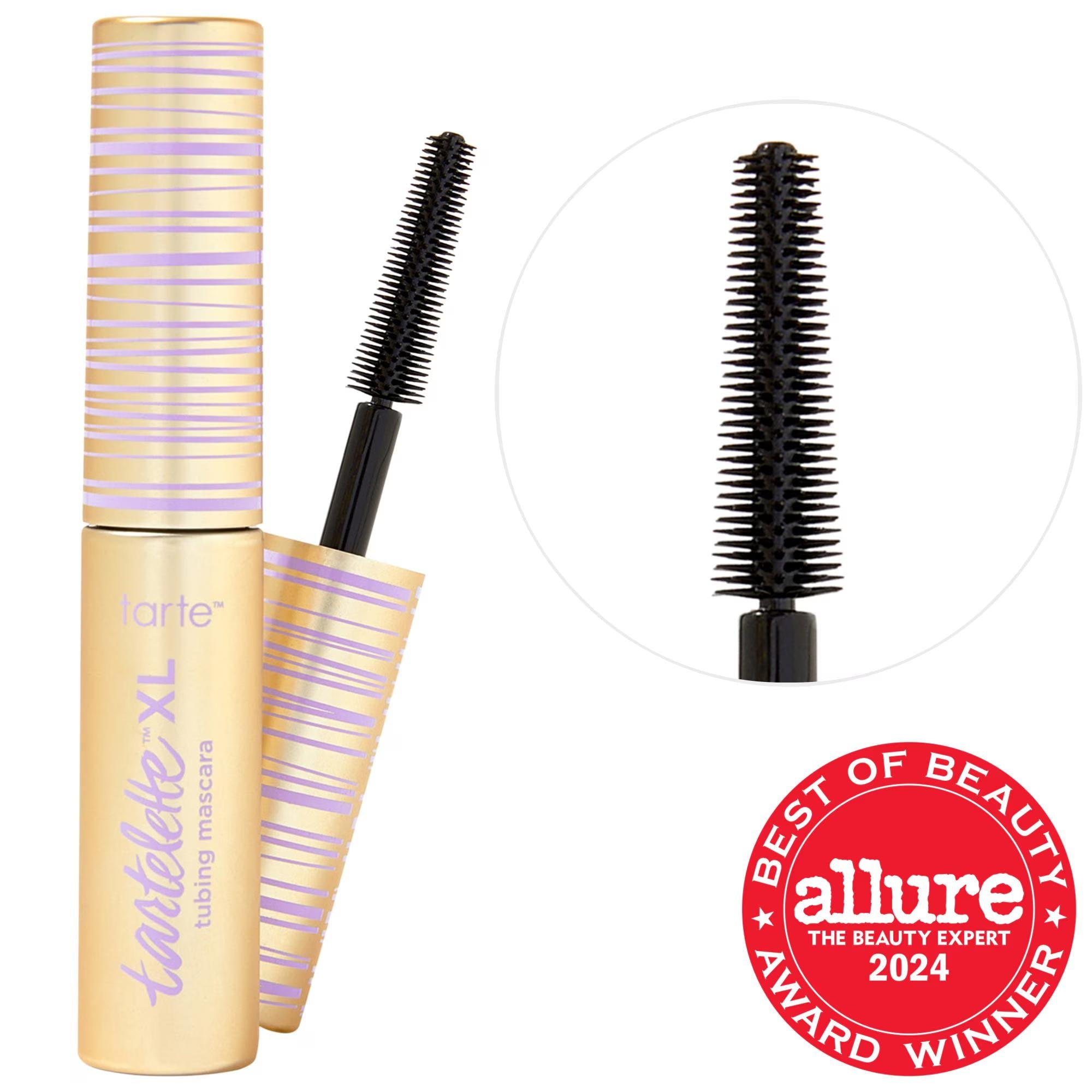 Tarte mini tarteletteª XL Tubing Mascara - Long-Lasting, Smudge-Proof, Lengthening Mascara for Fuller Lashes