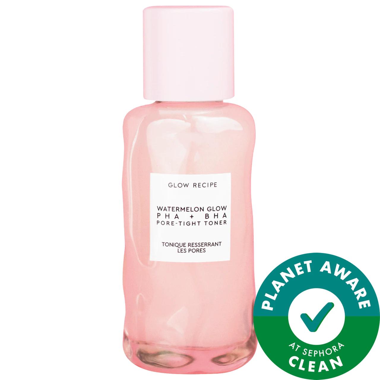 Glow Recipe Watermelon Glow PHA + BHA Pore-Tight Toner: Hydrate, Exfoliate, & Minimize Pores