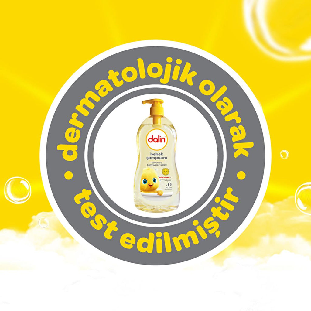 Dalin Gentle Baby Shampoo - Hypoallergenic, Dermatologically Tested, 23.69 fl oz